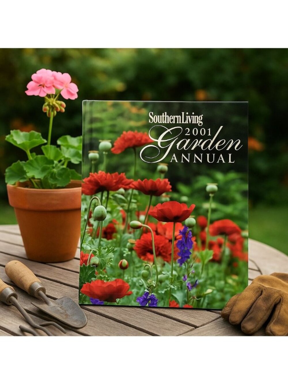 Southern Living 2001 Garden Annual Hardcover Flowers Plants Cottage Gardening